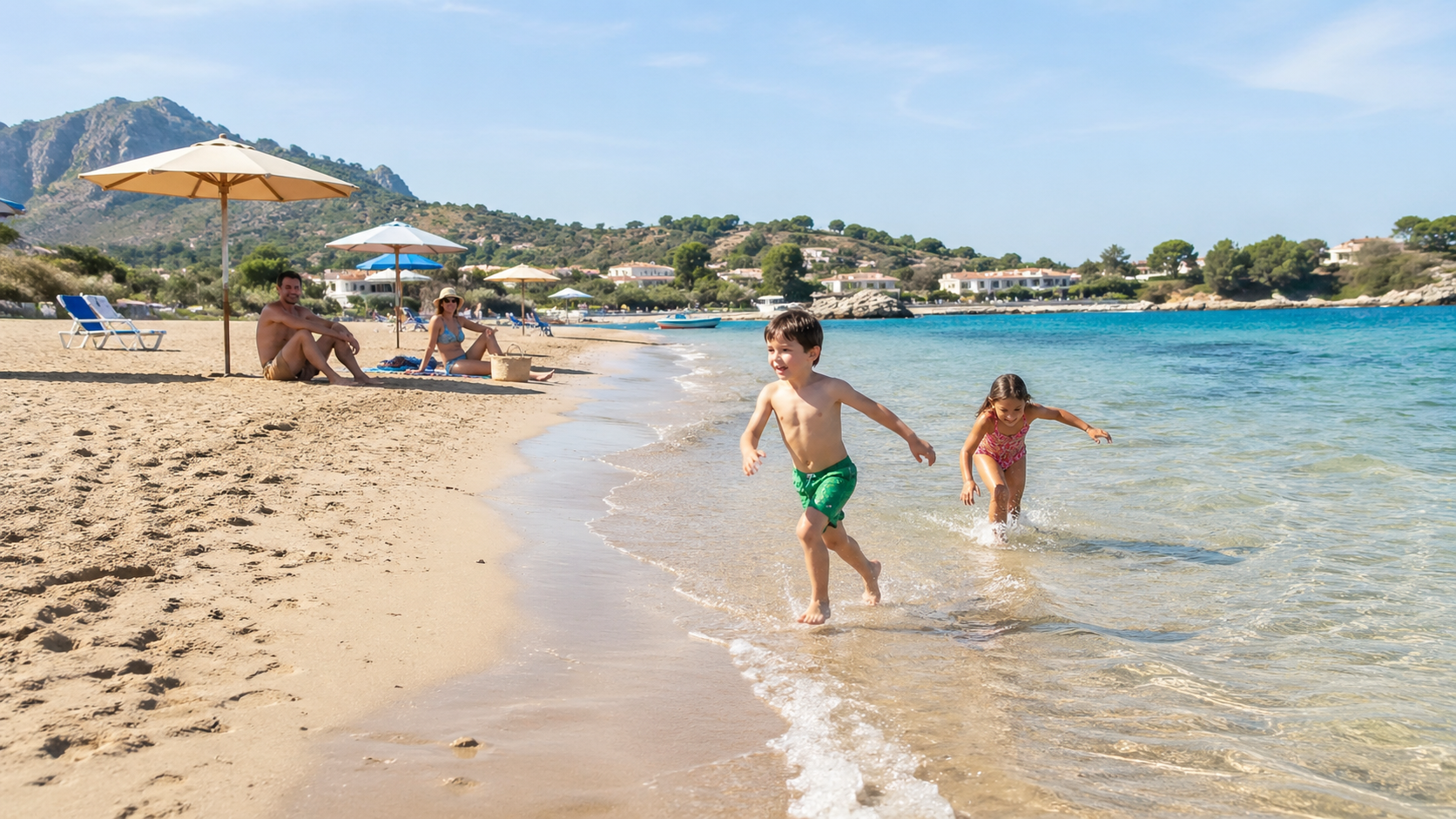 Familienurlaub am Strand auf Sizilien